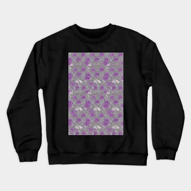 rose pattern Crewneck Sweatshirt by FineArtworld7